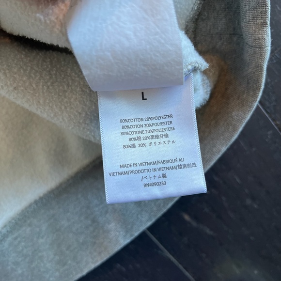 Essentials Fear Of God Unisex Sweatshirt Hoodie 3D Logo GREY LARGE RN090233 - Picture 7 of 10